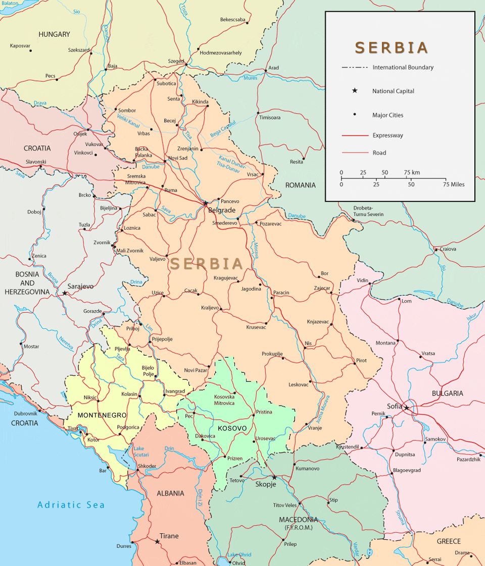 serbia map 2