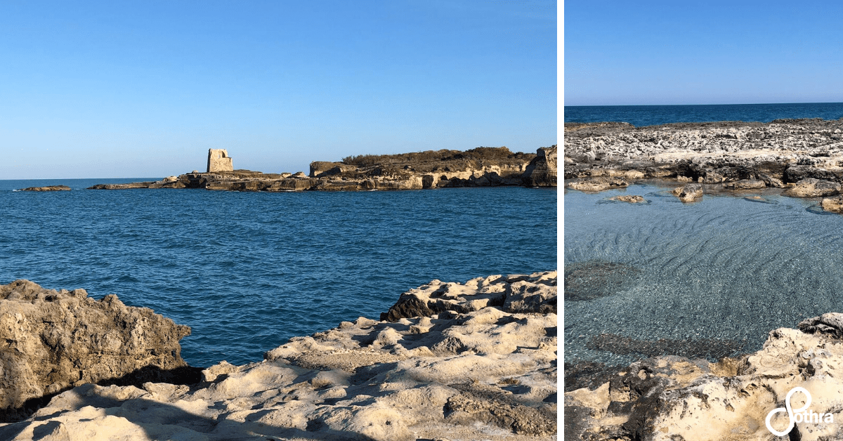 roca vecchia grotta della poesia - Le spiagge più belle del Salento - La torre di Roca Vecchia